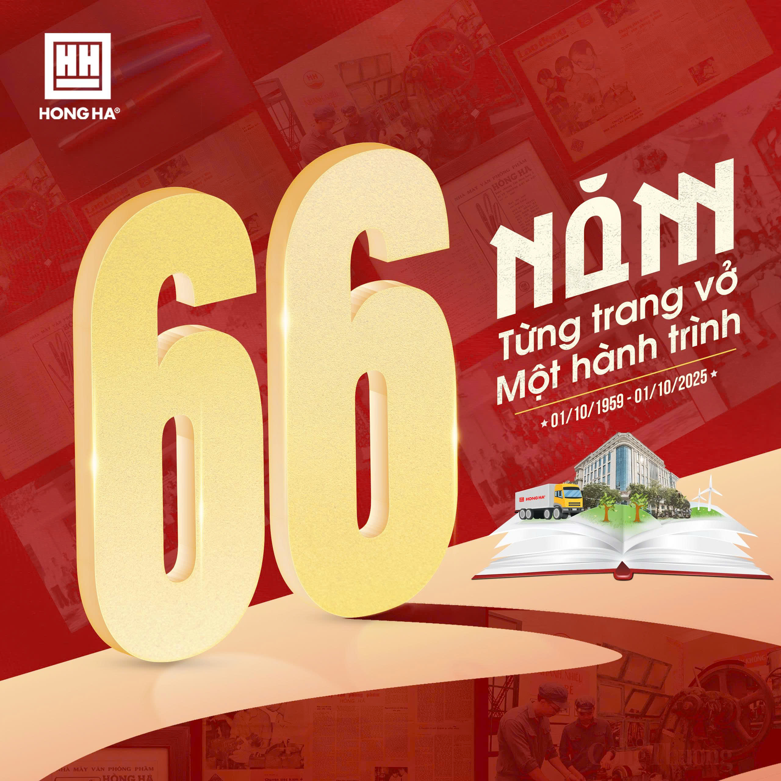 Hồng Hà 66 Năm – Ký Ức Đủ Dày, Tương Lai Đủ Rộng